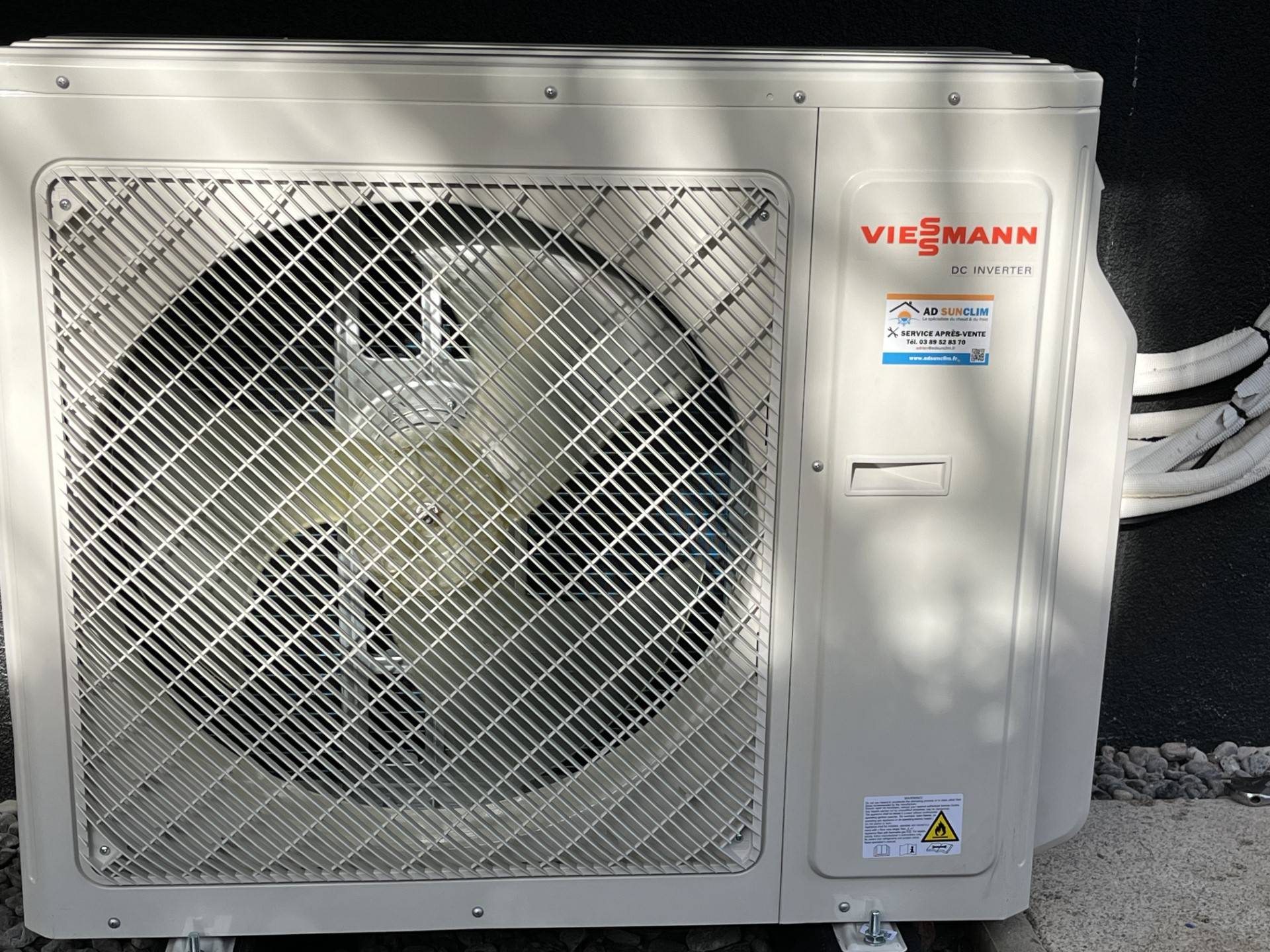 Installation d&#8217;une climatisation VIESSMANN à Kingersheim près de Mulhouse Saint-Louis